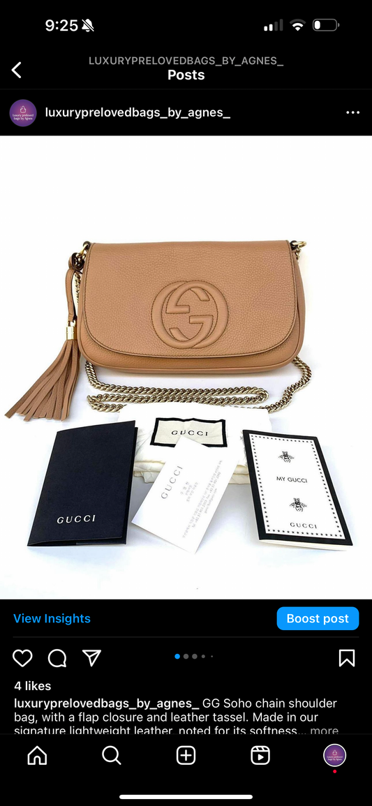 Gucci soho flap