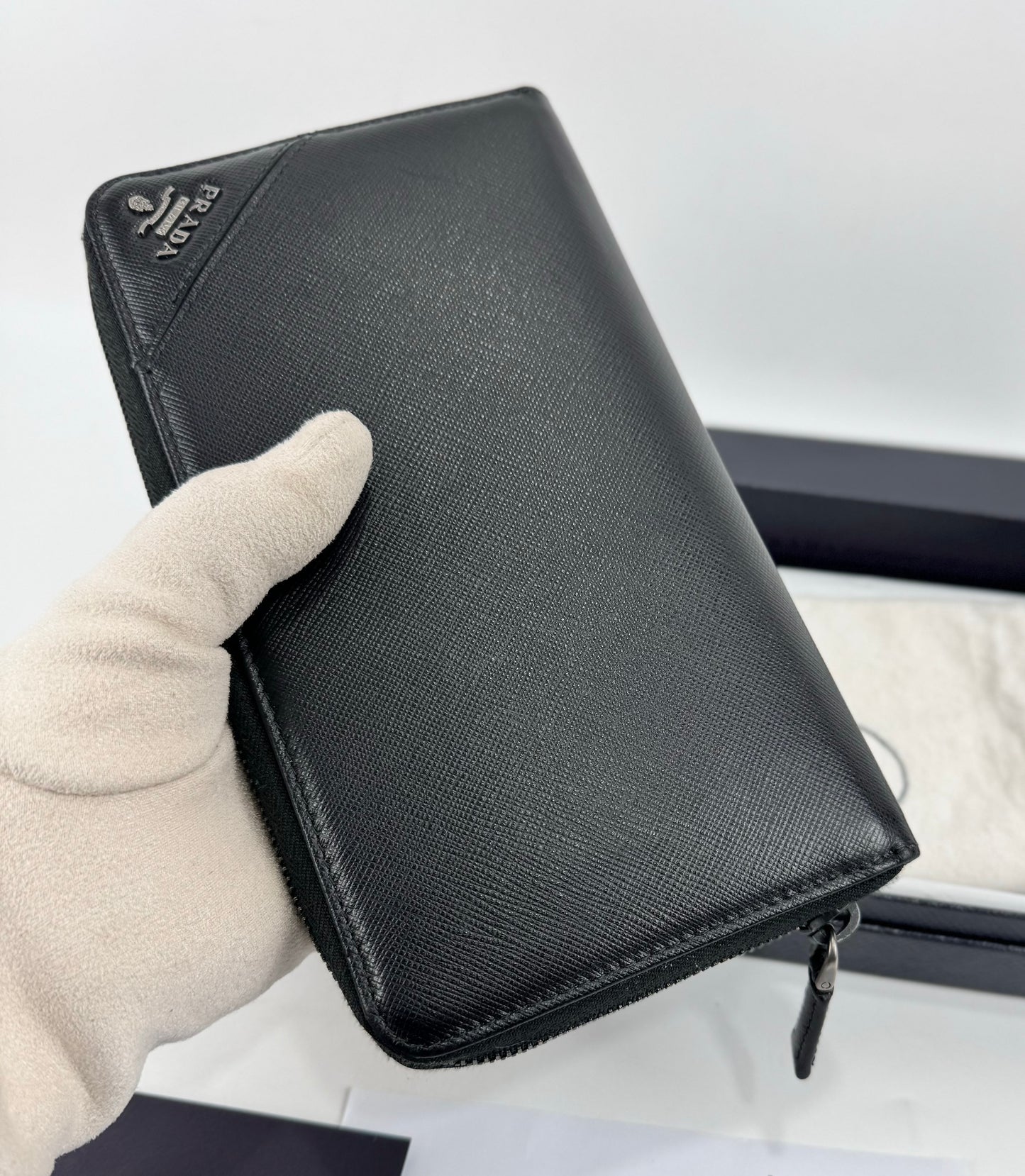 Prada Zippy Wallet Organizer