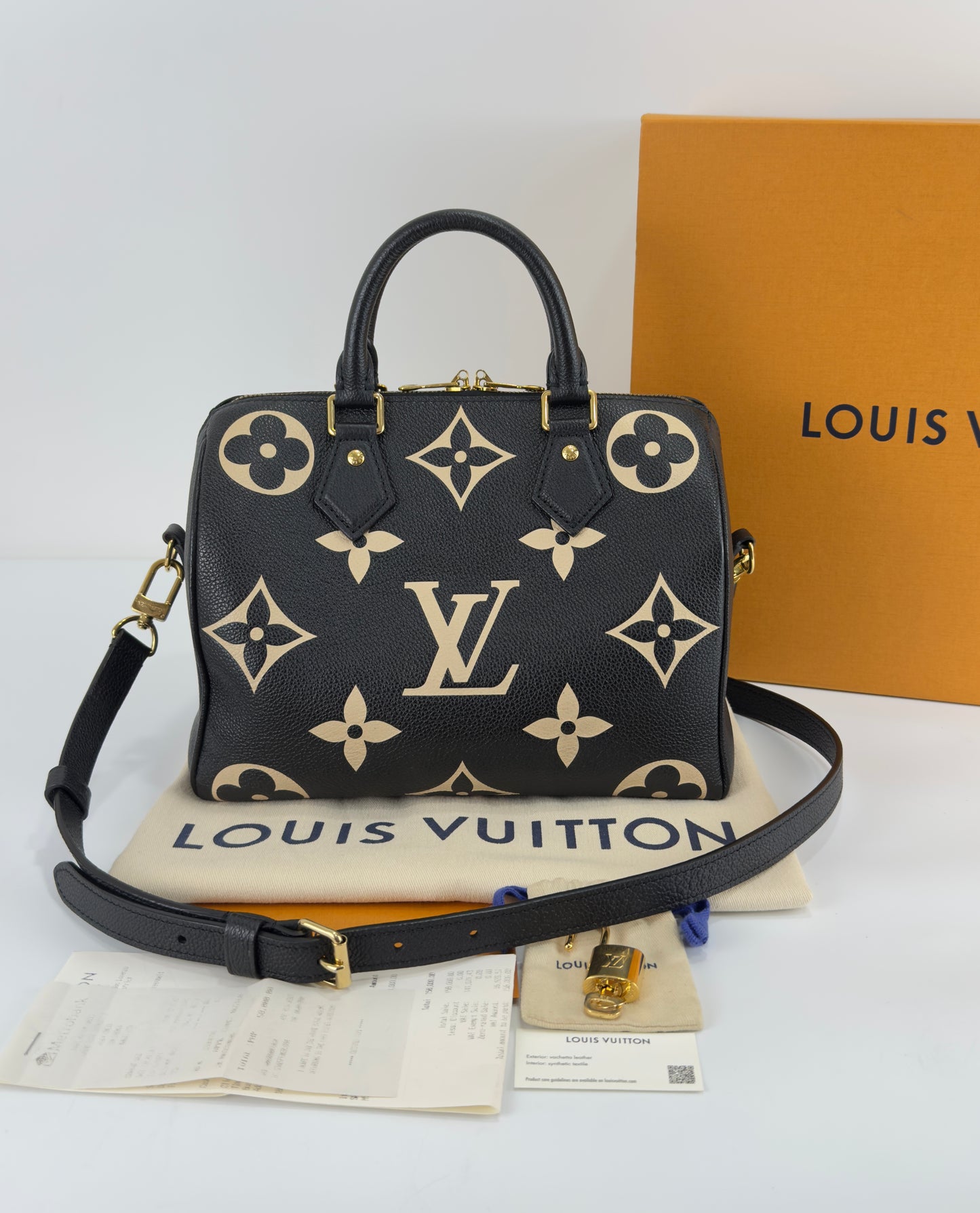 Lv Bandouliere 25 Monogram Empreinte