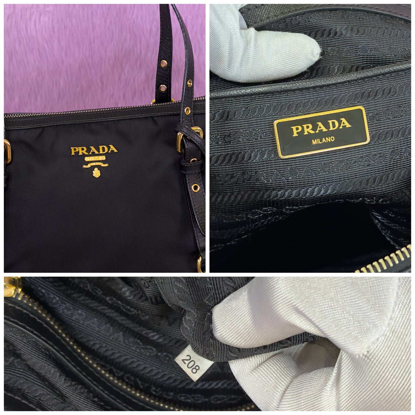 Prada Saffiano Tessuto Nylon